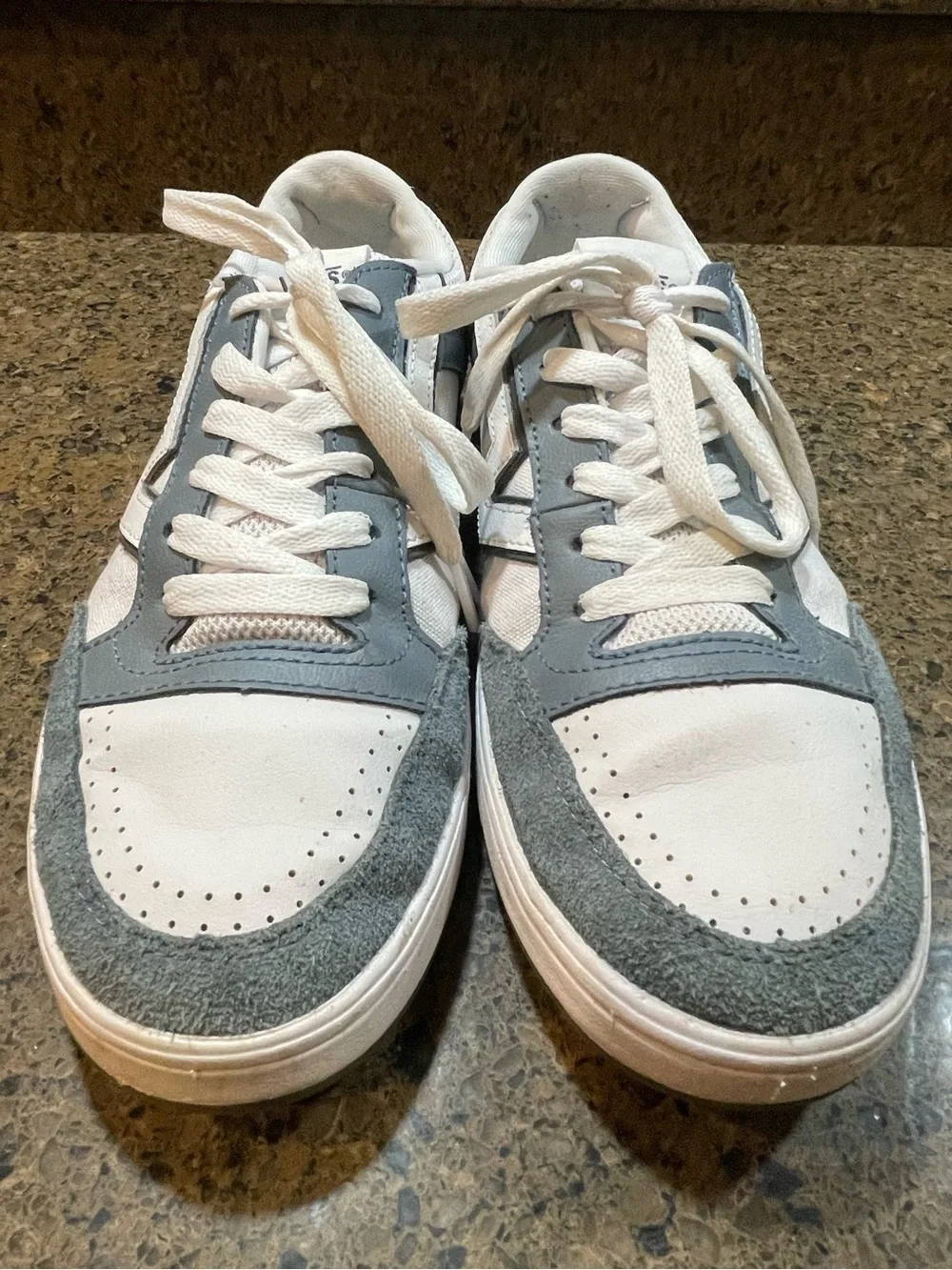 Vans Lowland CC Freshman Shoes Stormy Weather Mens 9 Womens 10.5 Blue/Gray White